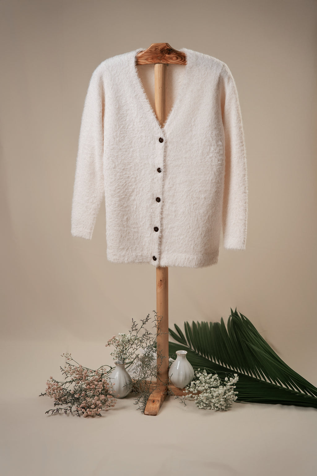 Ladies Feather Cardigan