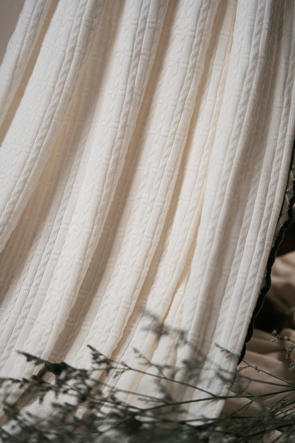 Toddler Cable Blanket